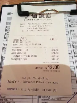 $78 的晚飯