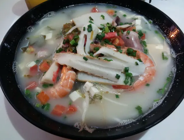 海鮮配料新鮮很鮮甜