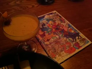 Menu with magnet, Wonkey Donkey cocktail