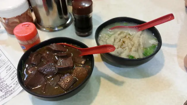韮菜豬紅, 生菜魚肉