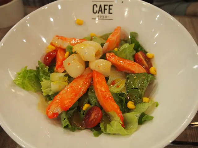 荔枝松葉蟹棒沙律