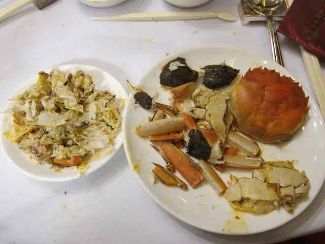 米妮食完的大閘蟹