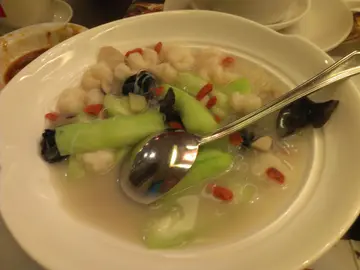 灌汤丝瓜河虾仁