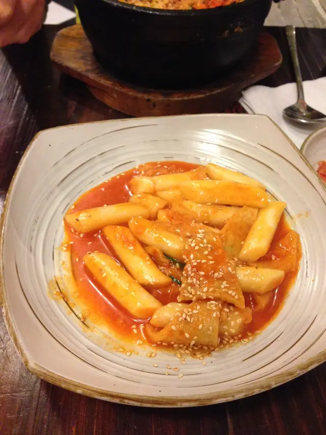 個辣炒年糕($60)