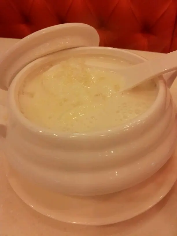 杏汁燕窩燉鮮奶蛋白