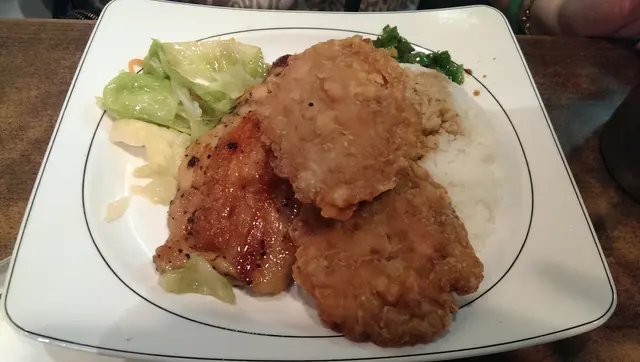雞扒藕餅飯