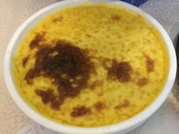 莲茸西米焗布甸