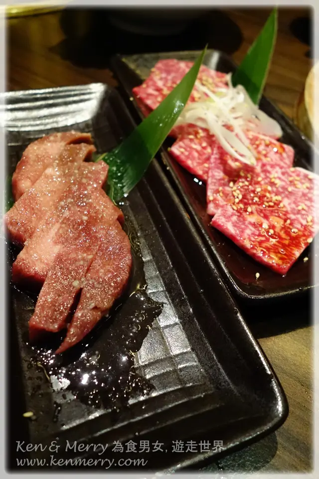 厚切牛舌(鹽醬) &特上和牛牛肋肉(燒肉汁)