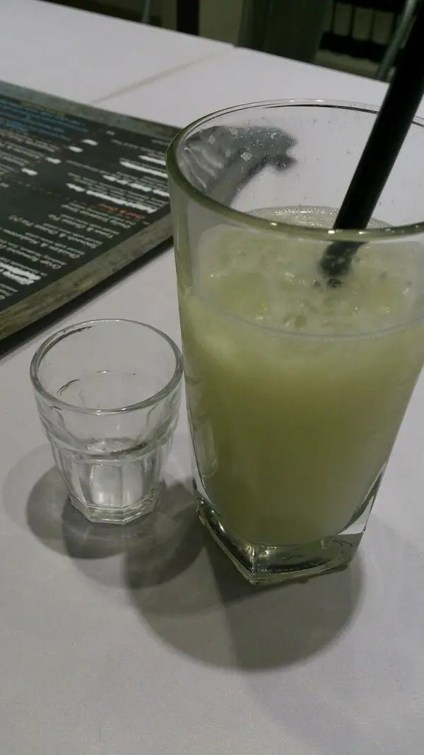 Cup on the left was the syrup. I poured the whole thing in.