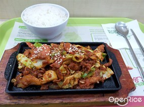 辣豬肉鐵板燒 - 銅鑼灣的Hungry Korean