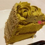 Cake set - Pandan cream cake: 很喜歡內裡那海綿蛋糕質地軟綿綿, 而整體斑蘭味很香而且很突出; 另外非常喜歡邊位那些椰絲作點綴, 吃下有一絲絲的咬口!