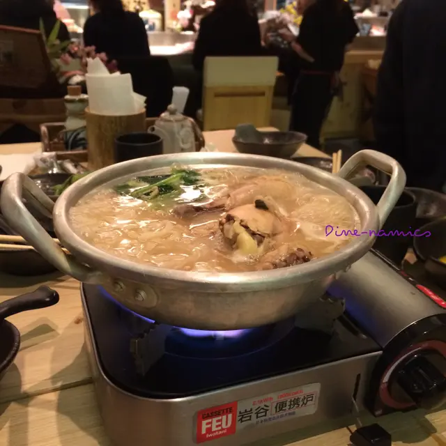 自家製濃厚的雞湯烏冬