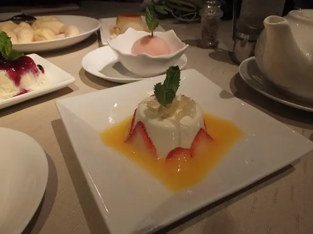 椰果西米布甸配香芒汁