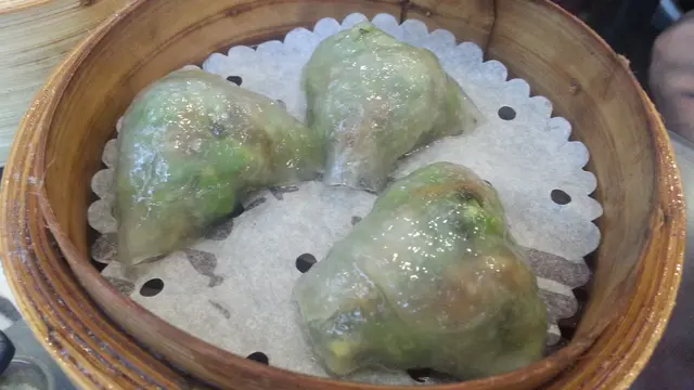 欖菜肉鬆四季豆餃