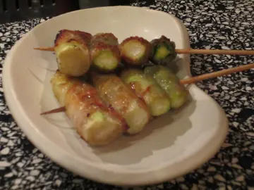 豚肉露笋卷