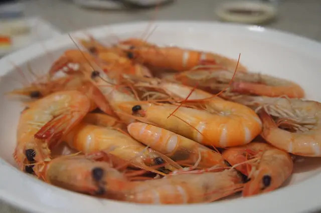 白灼海蝦