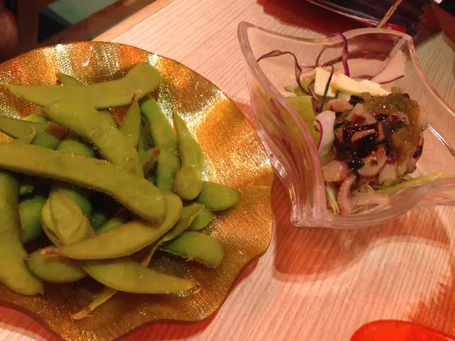 枝豆&芥辣八瓜魚