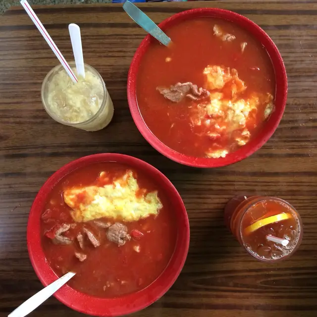 番茄牛蛋面加咸檸七✨絕配