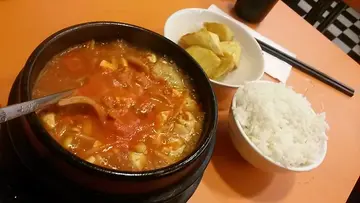 韩国豚肉豆腐窝+甜蕃薯