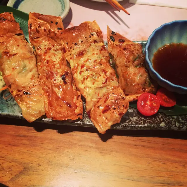 自家製腐皮餃子