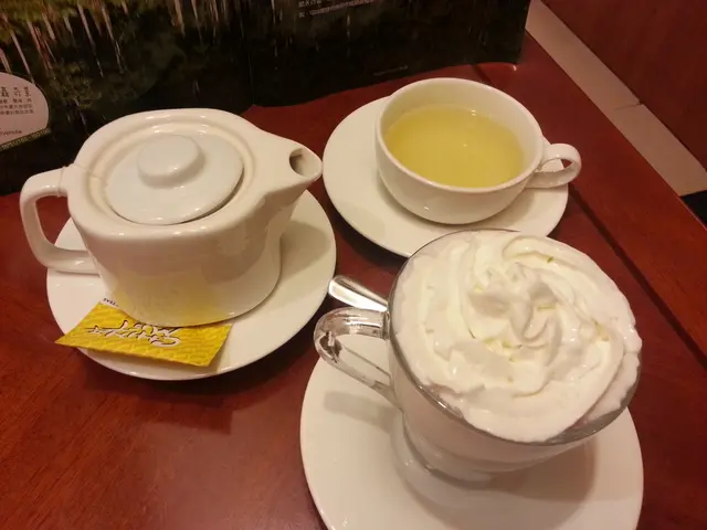 香芋latte, 洋菊花茶