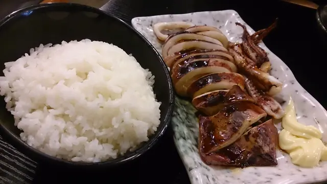 日式燒汁墨魚筒飯