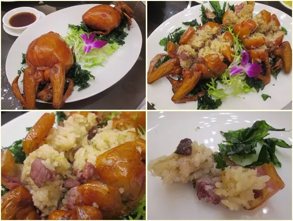 內有糯米飯和鴿肉