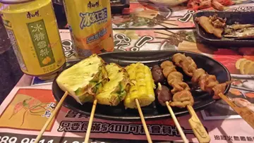 炭烧菠萝特别鲜味！