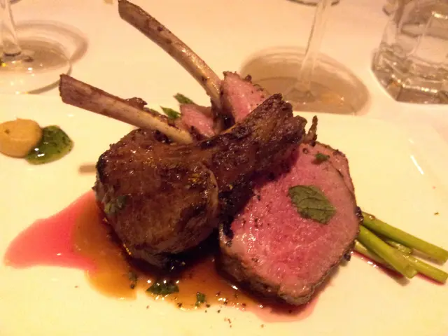 Roasted N2 lamb rack