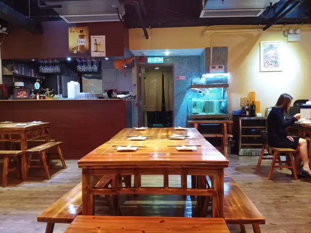 大桌比較多,但感覺二/四人客較多