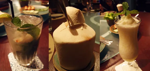 lychee smash // young coconut // pineapple smoothie