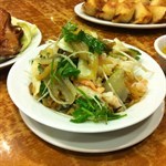 Cold dish Trio-Jellyfish, sea cucumer and shrimp
