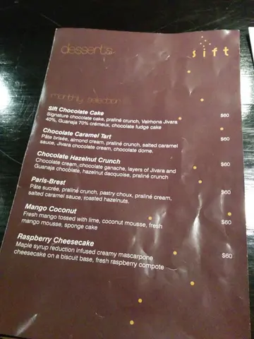 cupcakes menu