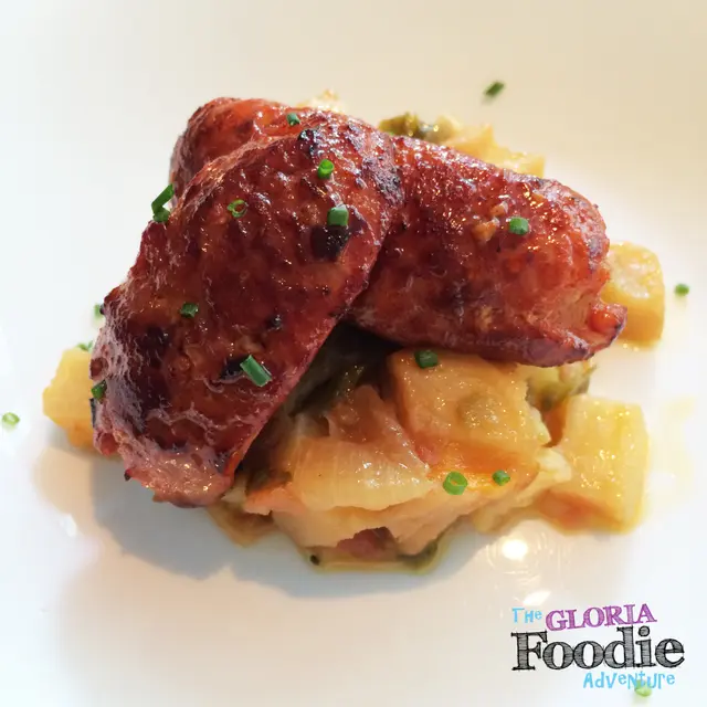 Chorizo 腸配炒薯仔雜菜