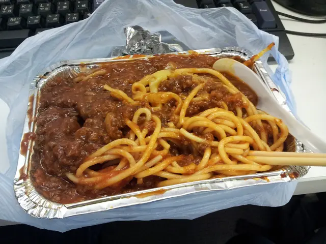 等了25分鐘的凍肉醬意粉