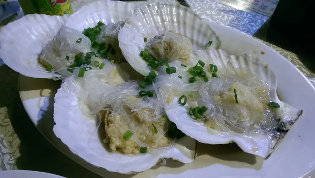 蒜蓉蒸扇貝