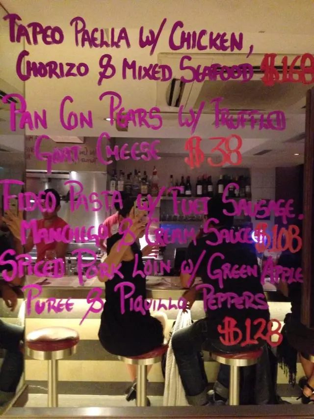 bar space a little tight