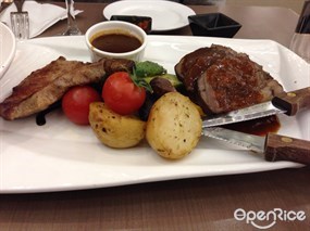 牛排+豬排 - 葵芳的英王餐廳