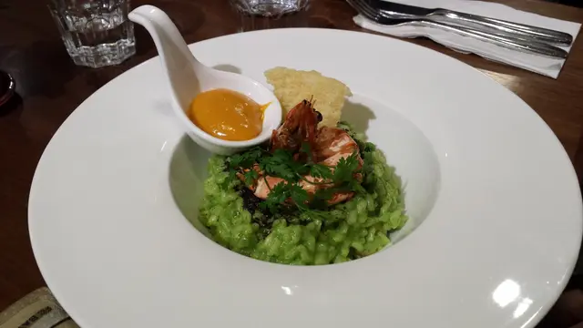 大蝦豌豆意大利飯