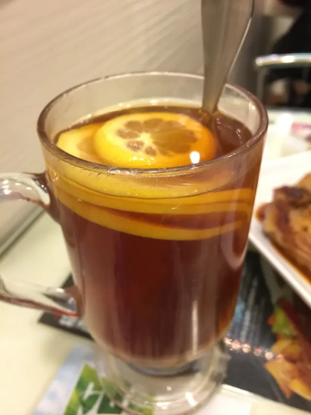 熱檸檬tea