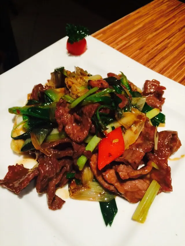 九層塔炒清真牛肉