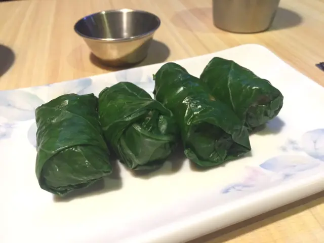 蔬菜包飯