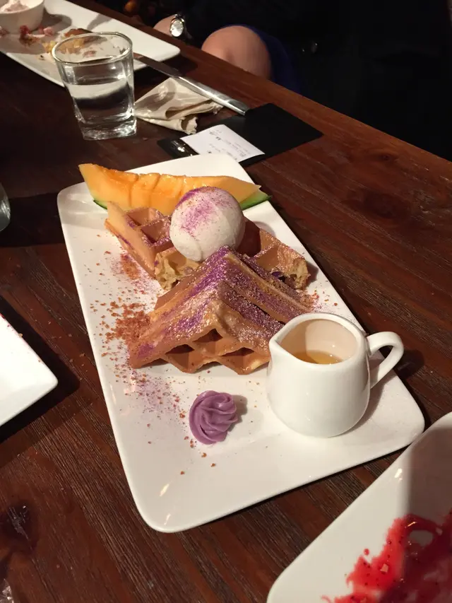 紫薯waffle