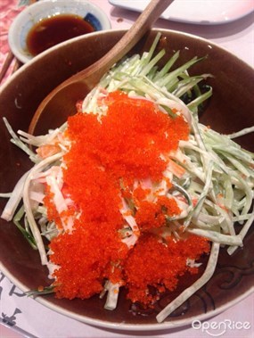 蟹子沙律 - 沙田的德美壽司