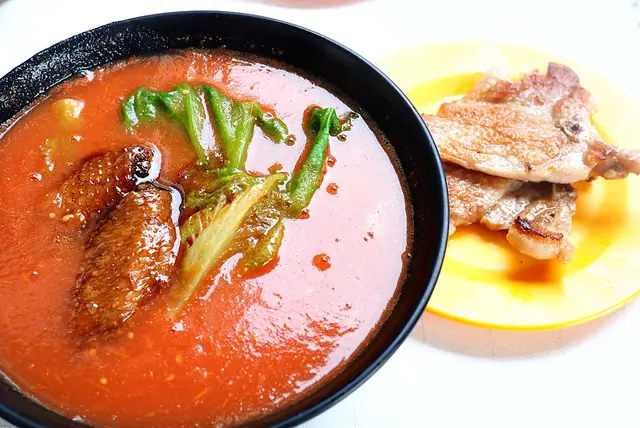 鮮茄豬扒雞翼通粉