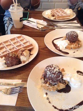 All of the waffles we ordered - 銅鑼灣的Waffills