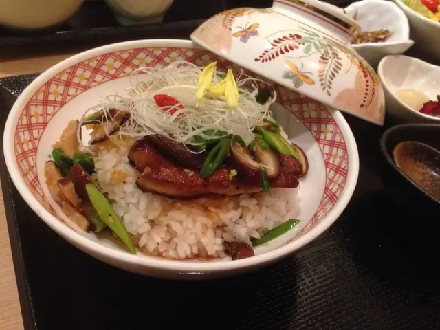 野菜雜菌鵝肝丼御膳