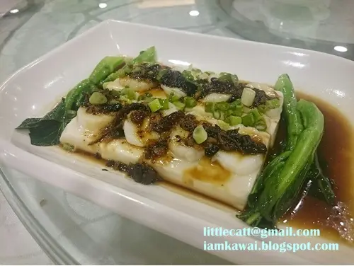 豉汁帶子蒸豆腐