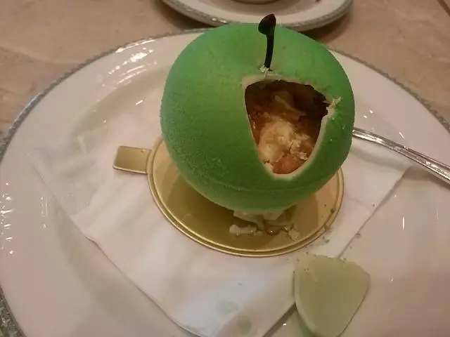 Greenapple cheese cake