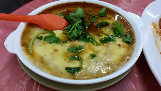 steamed egg with minced pork